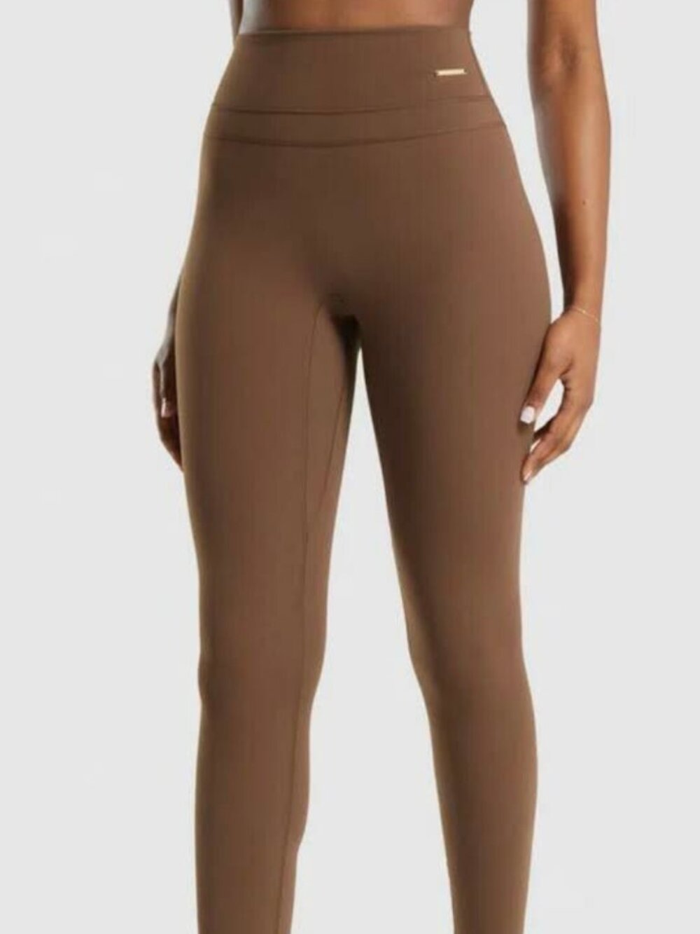 Gymshark Whitney high rise leggings - dandelion brown